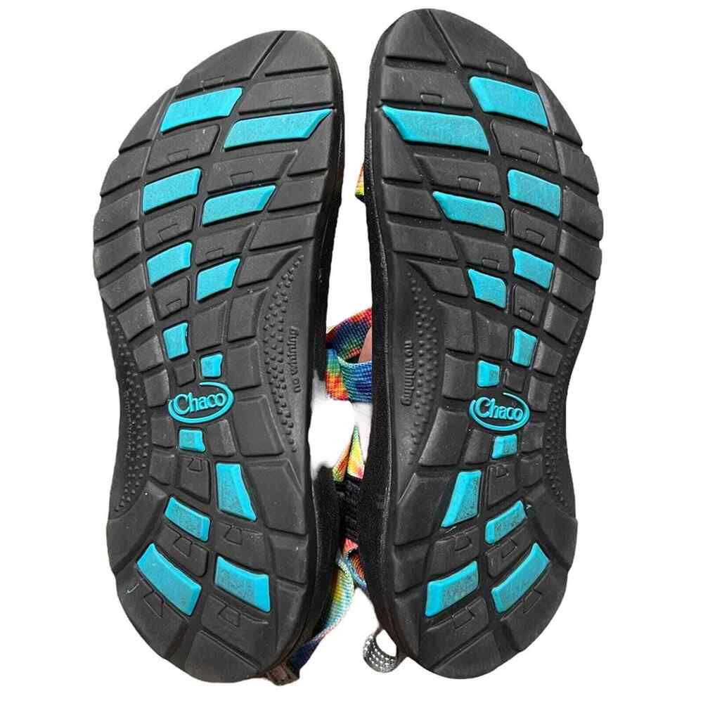 Chaco Z1 Ecotread Kids Tie Dye Strappy Sandals Size 3 Back to School - Picture 6 of 8